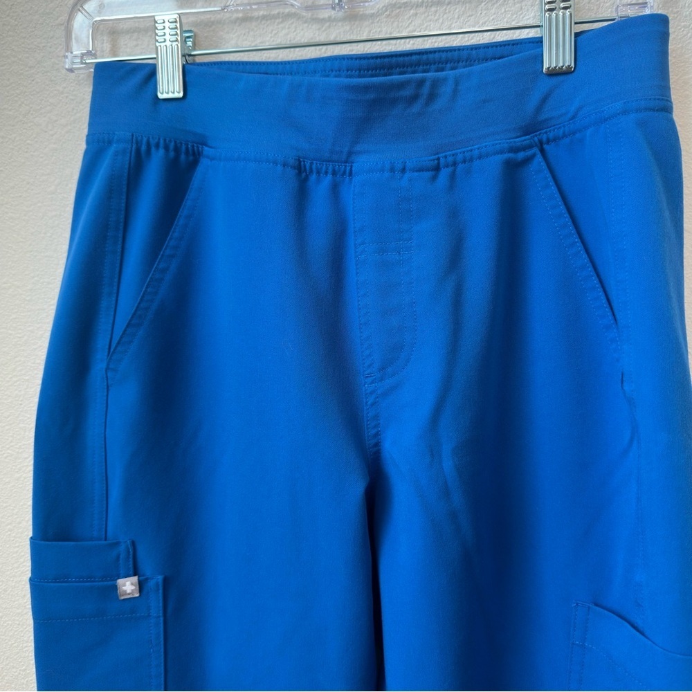 FIGS Women’s XS Blue Scrub Pants Soft Stretch Medical Uniform - Picture 3 of 9